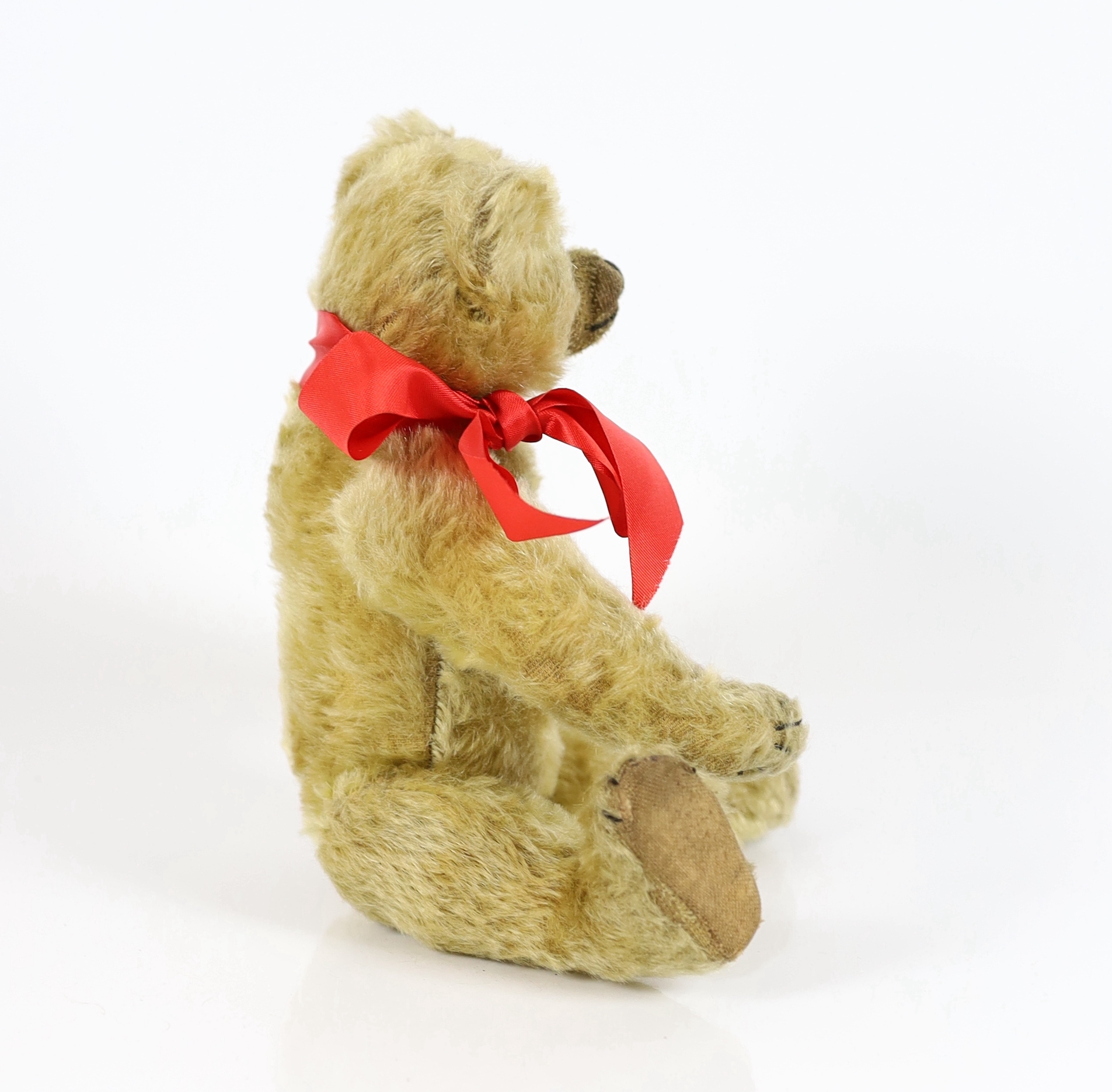 A Farnell bear, c.1912, black button eyes, 25cm, in very good condition